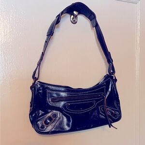 Helen Welsh metallic leather Y2K Shoulder Bag